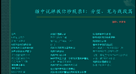 红炉火整理的缠中说禅课件